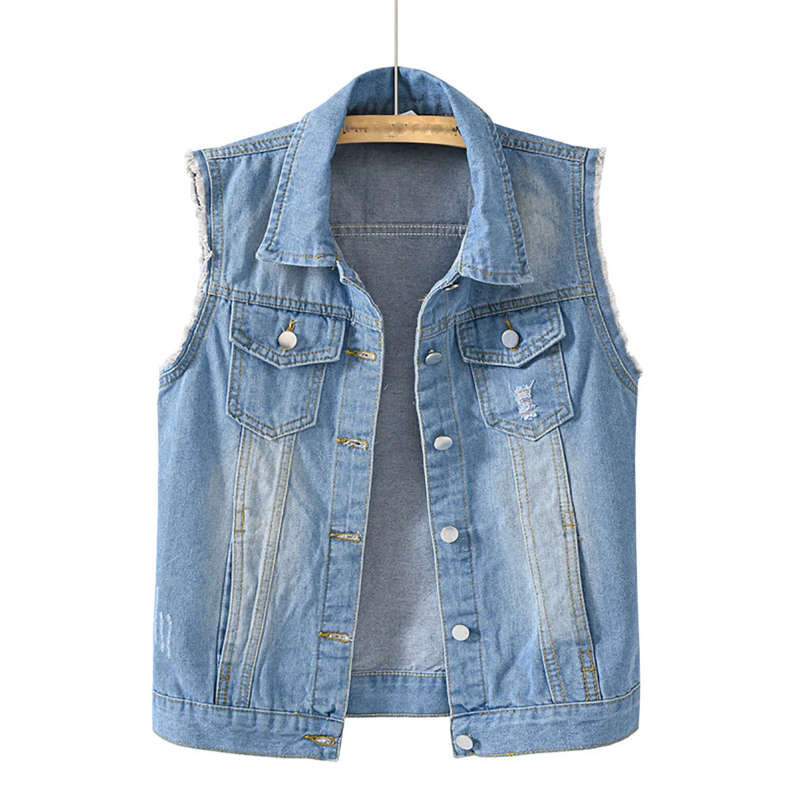 Denim Jeans Vest