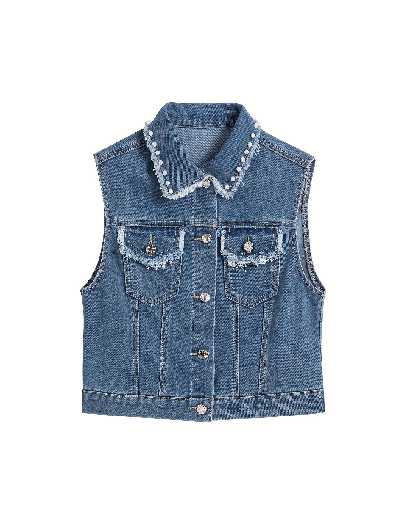 Denim Jeans Vest